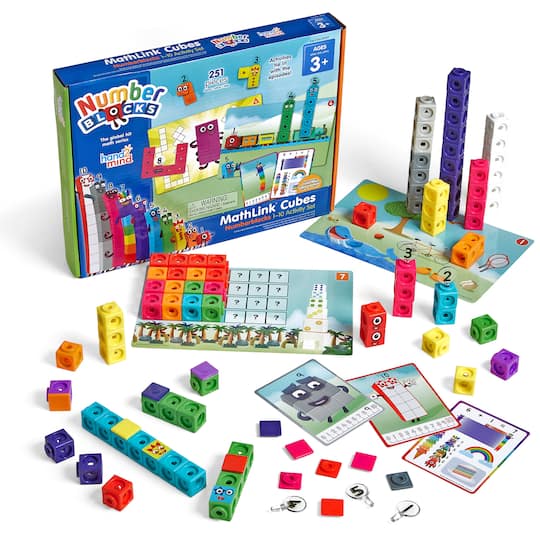 hand2mind® Numberblocks MathLink® 1 to 10 Activity Cubes Set